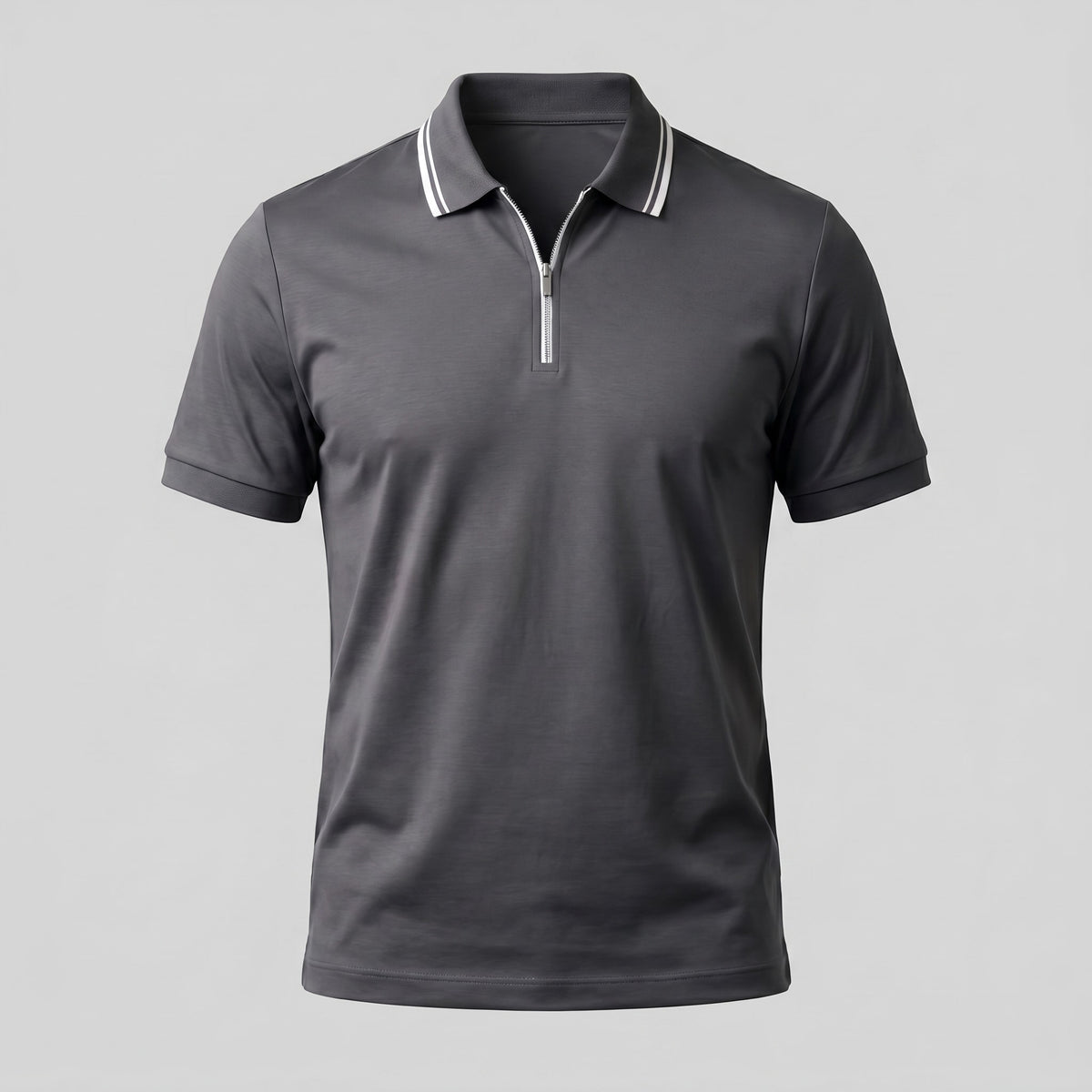 Herren Poloshirt mit Reißverschluss und Kontrastkragen | Gotthilf_6