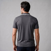 Herren Poloshirt mit Reißverschluss und Kontrastkragen | Gotthilf