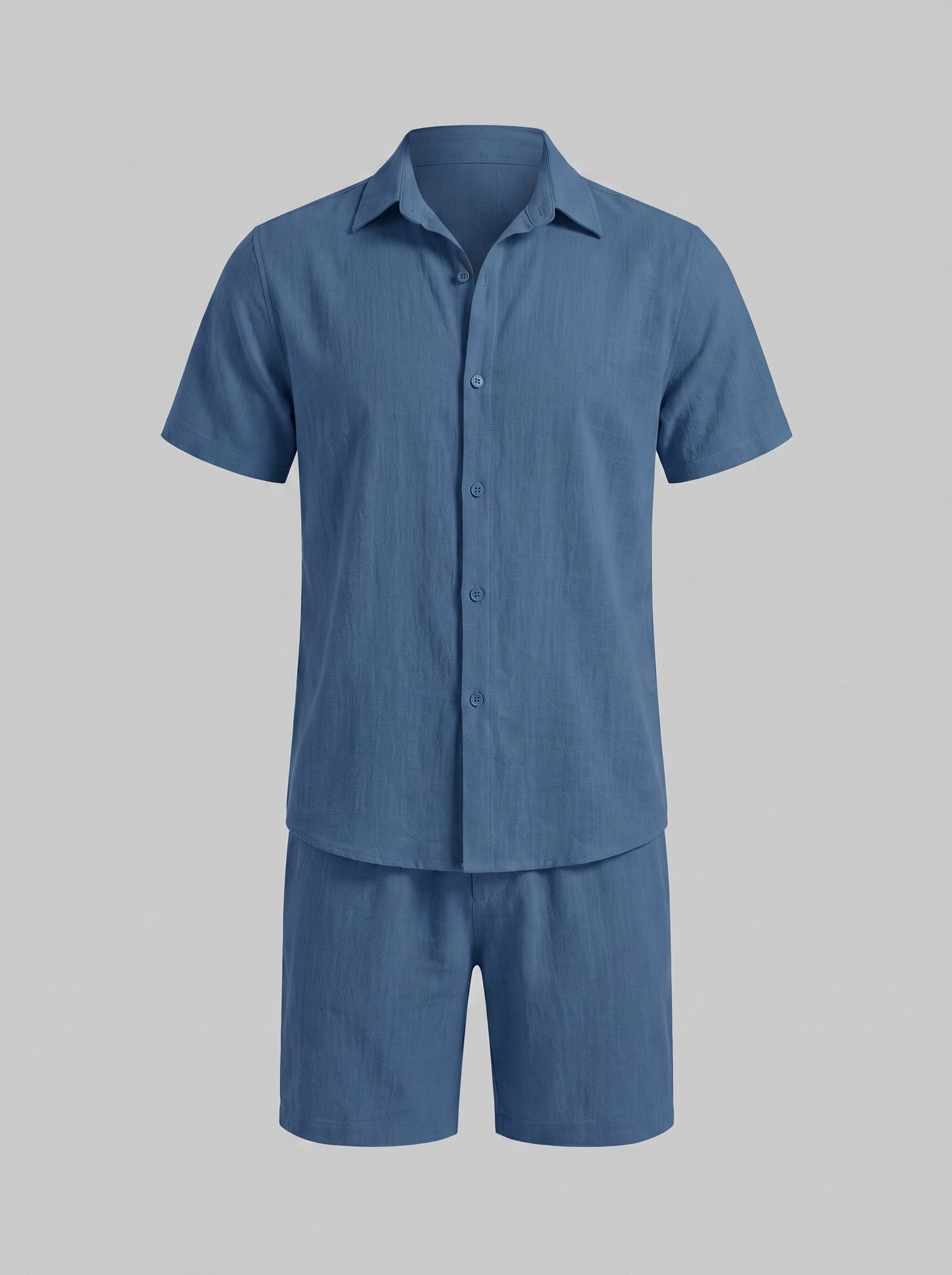 Herren Hemd-Shorts-Set Kurzarm mit Kentkragen | Daniel_20