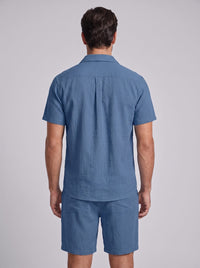 Herren Hemd-Shorts-Set Kurzarm mit Kentkragen | Daniel