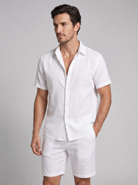 Herren Hemd-Shorts-Set Kurzarm mit Kentkragen | Daniel