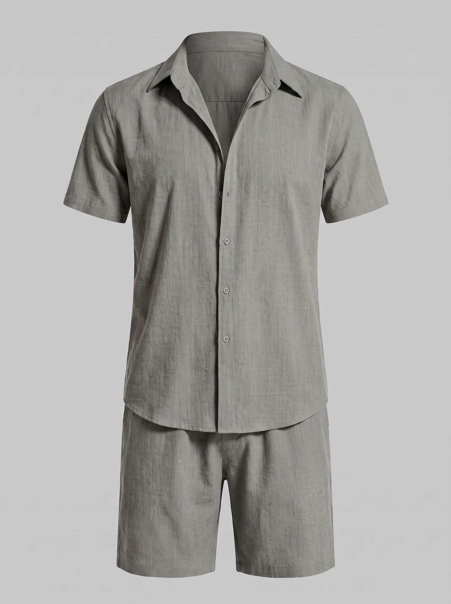 Herren Hemd-Shorts-Set Kurzarm mit Kentkragen | Daniel_38