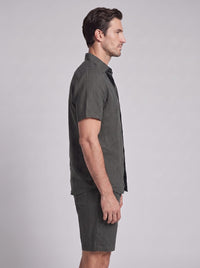 Herren Hemd-Shorts-Set Kurzarm mit Kentkragen | Daniel