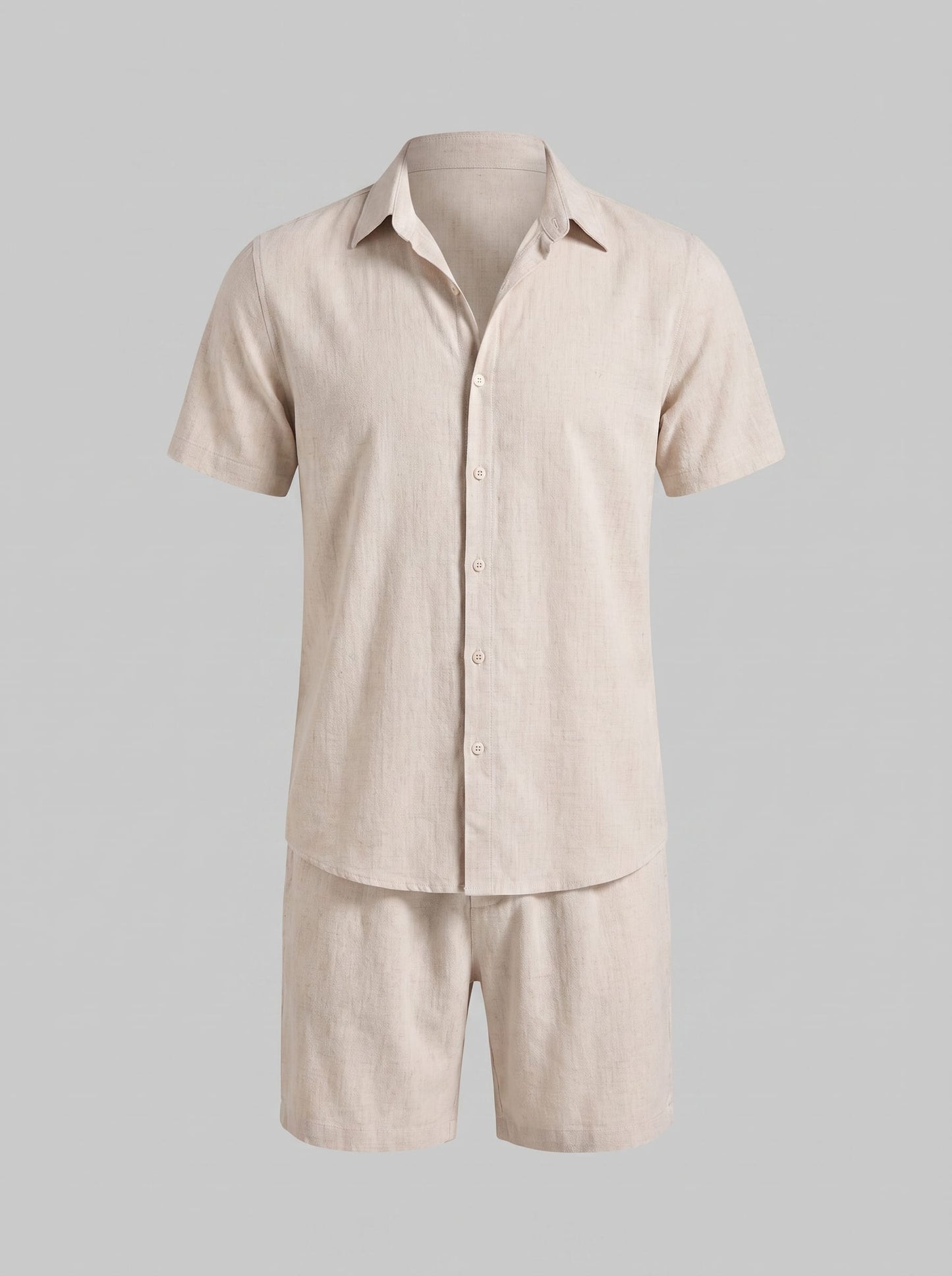 Herren Hemd-Shorts-Set Kurzarm mit Kentkragen | Daniel_8