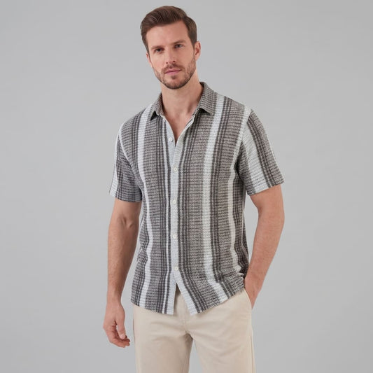 Herren Streifenhemd Regular Fit | Johannes_1