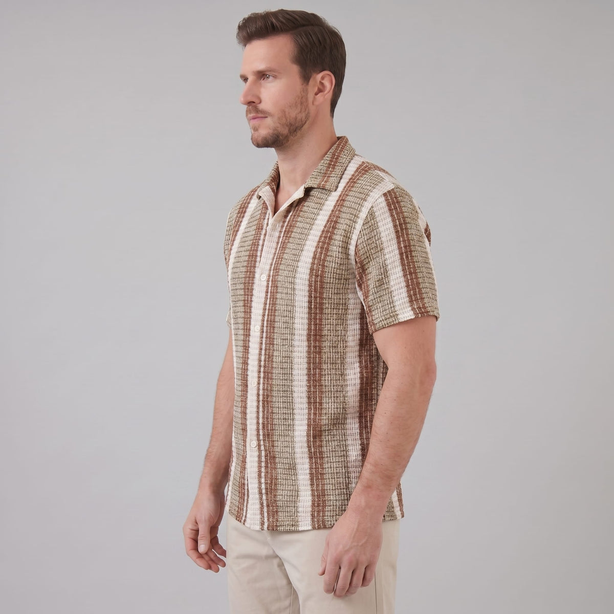 Herren Streifenhemd Regular Fit | Johannes