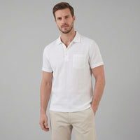 Herren Poloshirt mit Brusttasche und Knopfleiste | Gunter