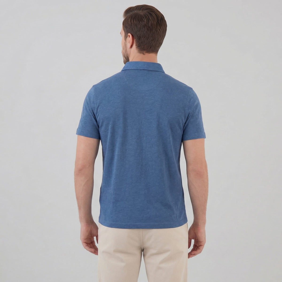 Herren Poloshirt mit Brusttasche und Knopfleiste | Gunter