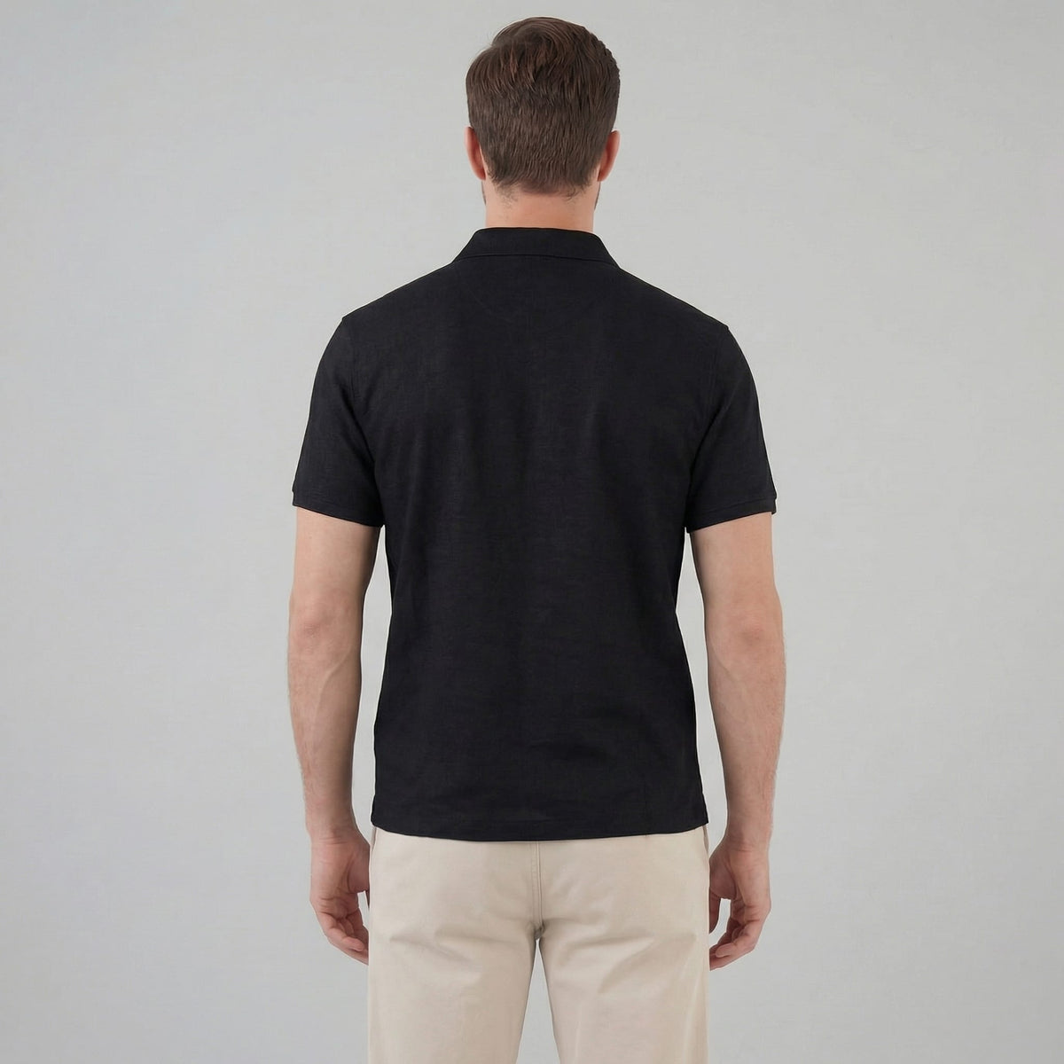 Herren Poloshirt mit Brusttasche und Knopfleiste | Gunter_23