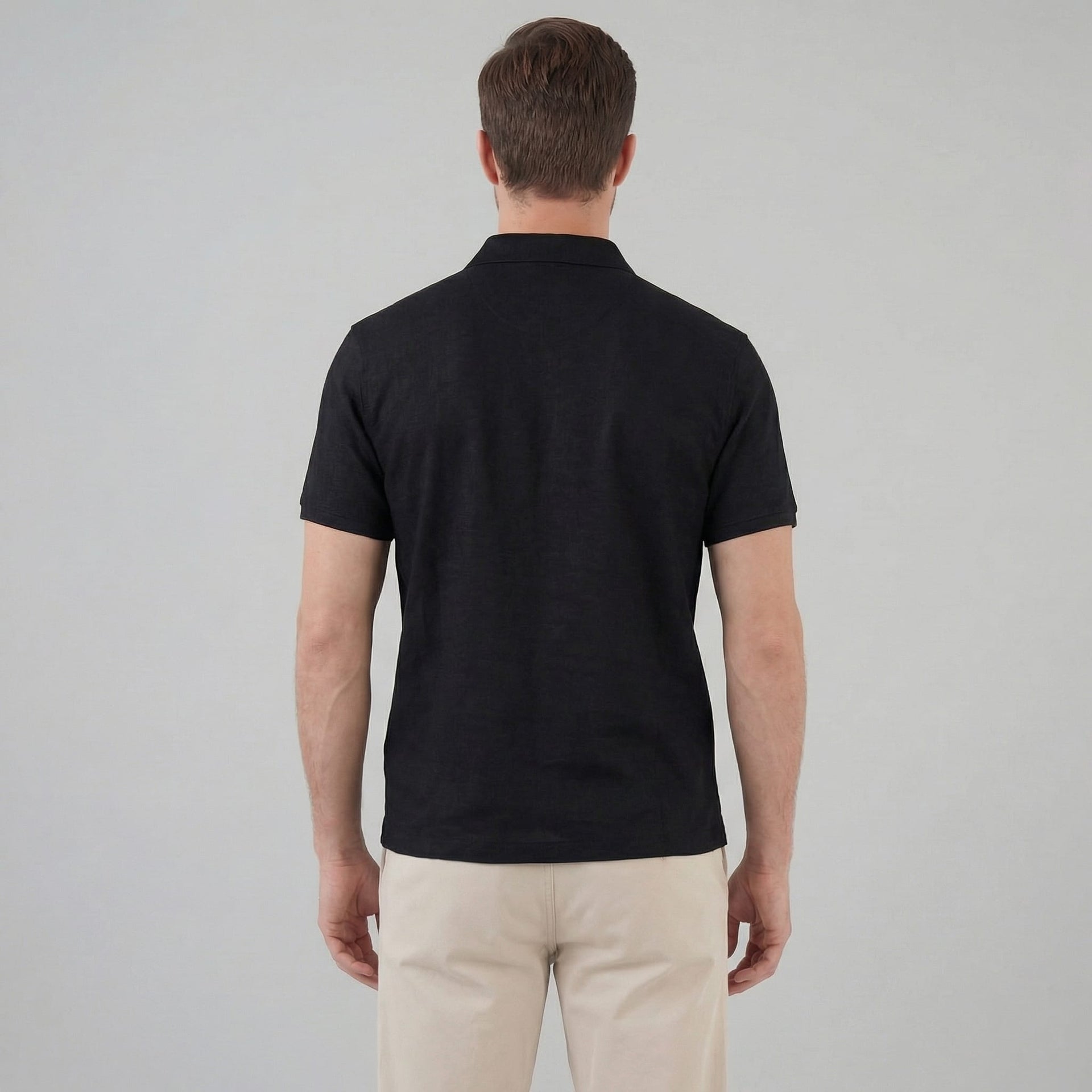 Herren Poloshirt mit Brusttasche und Knopfleiste | Gunter