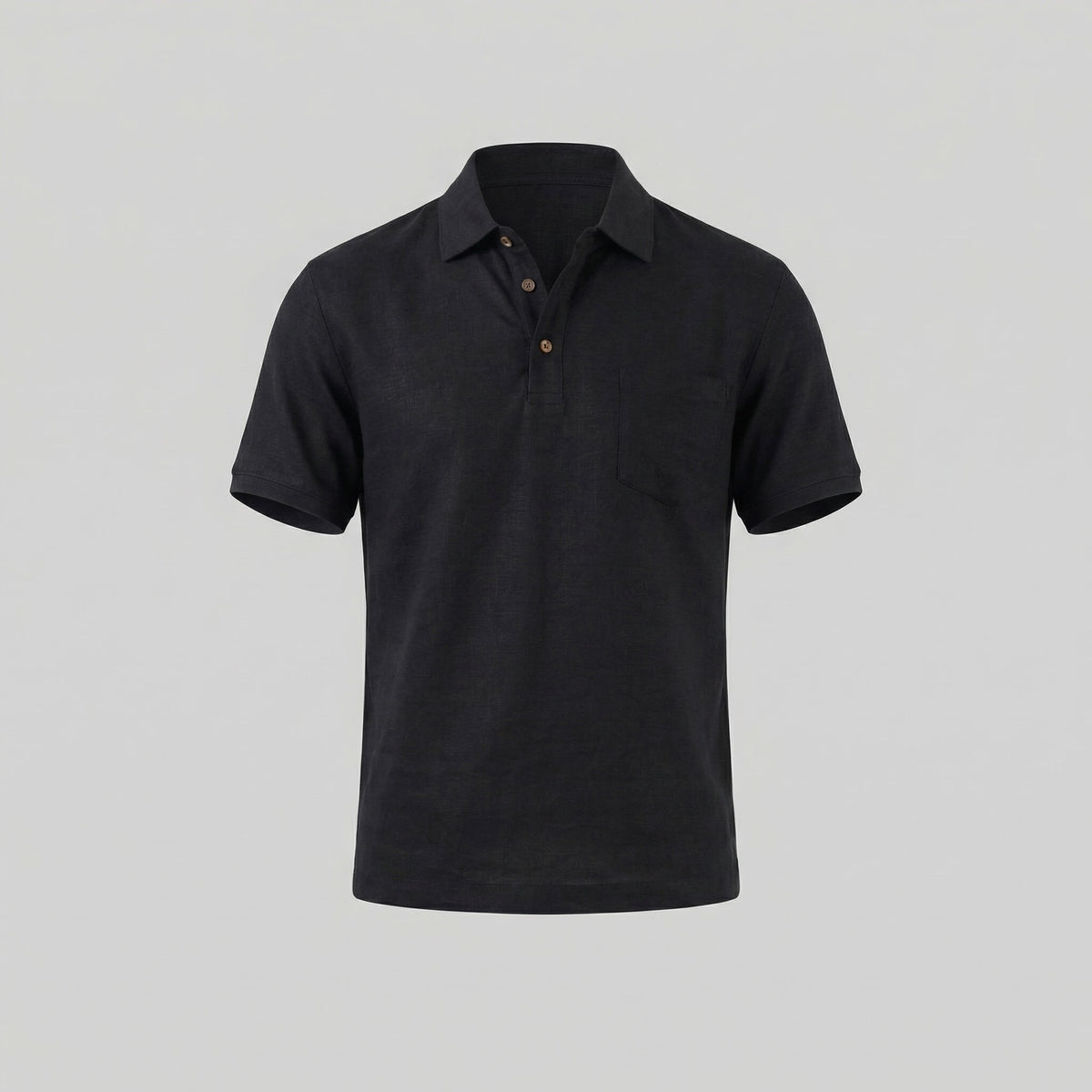 Herren Poloshirt mit Brusttasche und Knopfleiste | Gunter