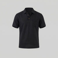 Herren Poloshirt mit Brusttasche und Knopfleiste | Gunter