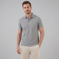 Herren Poloshirt mit Brusttasche und Knopfleiste | Gunter
