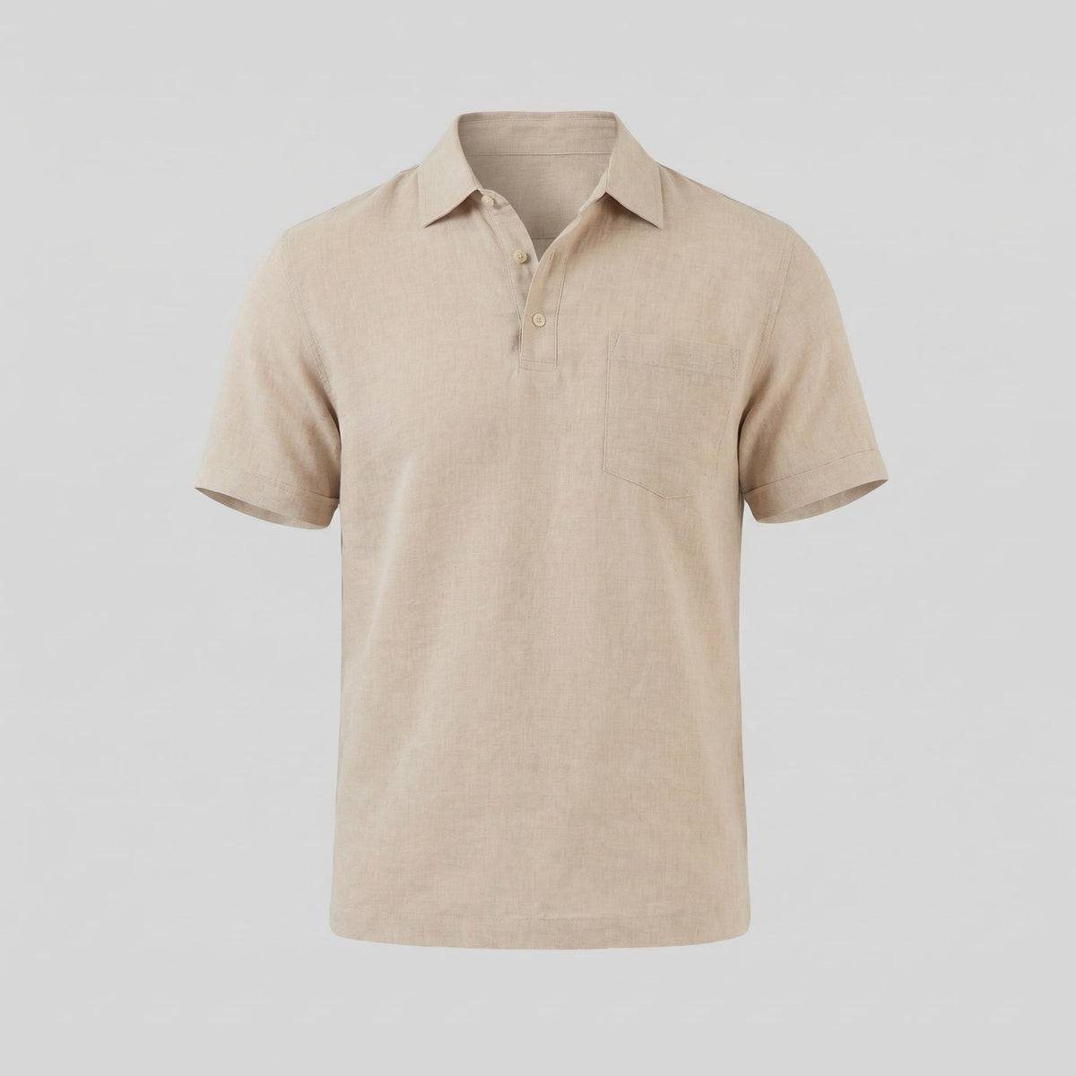 Herren Poloshirt mit Brusttasche und Knopfleiste | Gunter_5