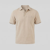 Herren Poloshirt mit Brusttasche und Knopfleiste | Gunter
