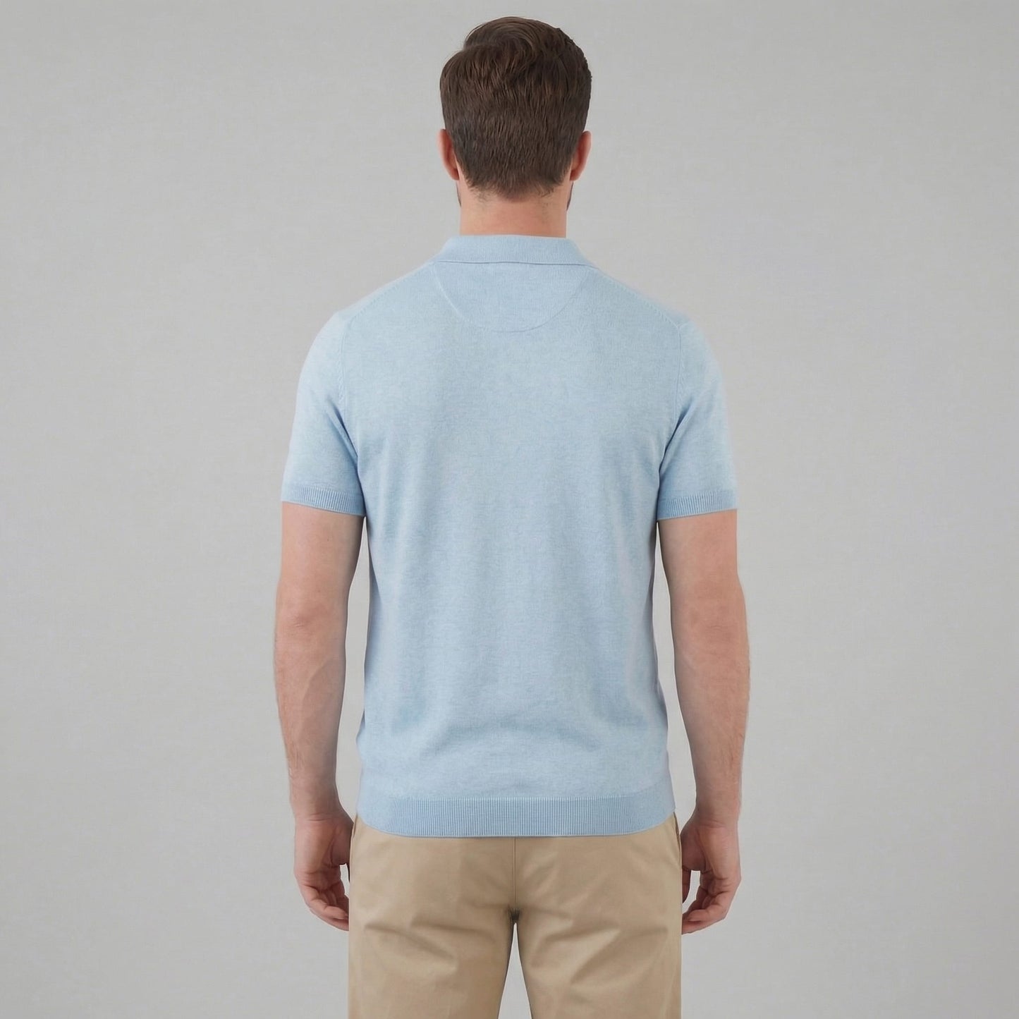 Herren Poloshirt mit Brusttasche und Knopfleiste | Gunter_8