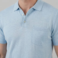Herren Poloshirt mit Brusttasche und Knopfleiste | Gunter