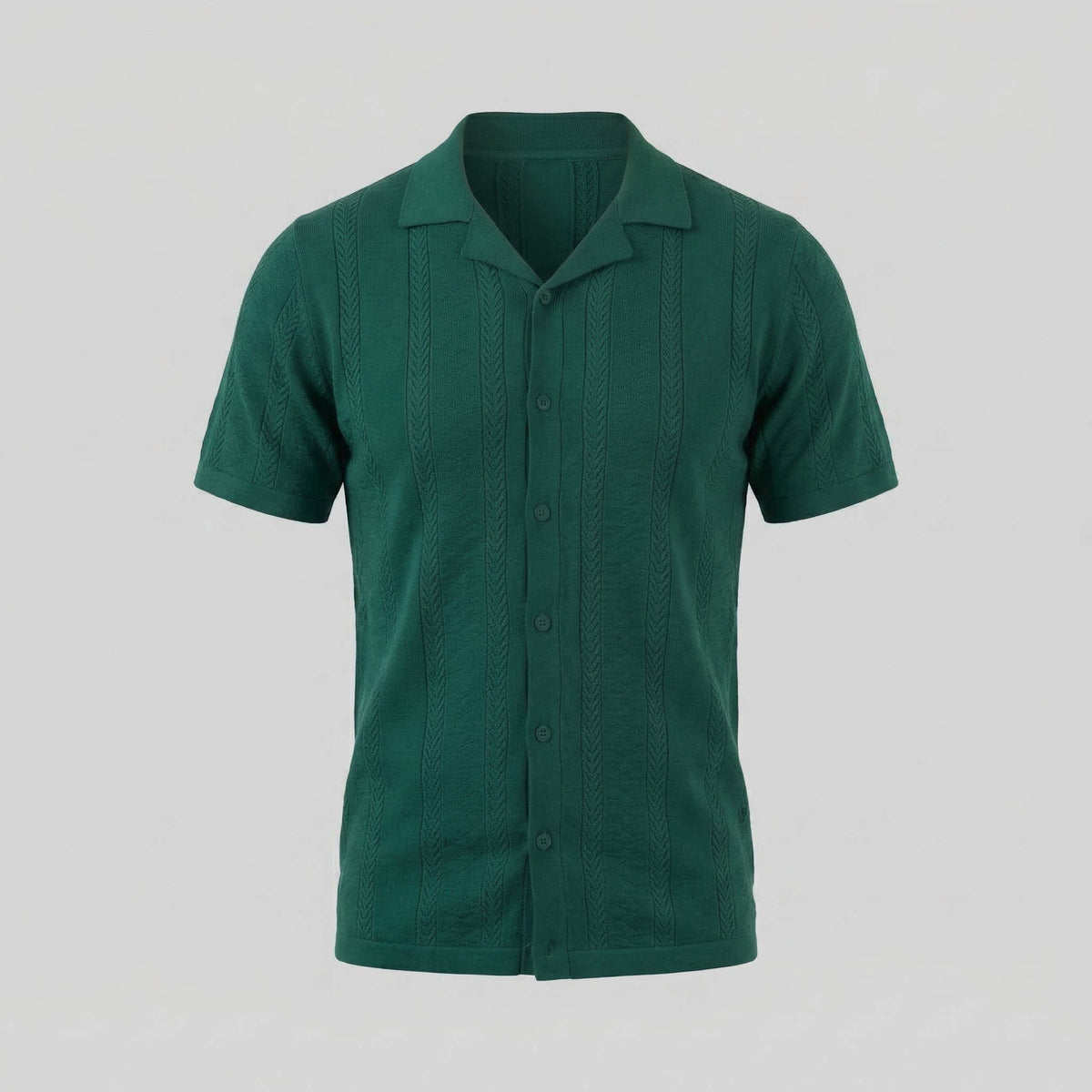 Herren Feinstrickhemd mit Lochmuster | Johann_10