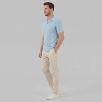 Herren Feinstrickhemd mit Lochmuster | Johann