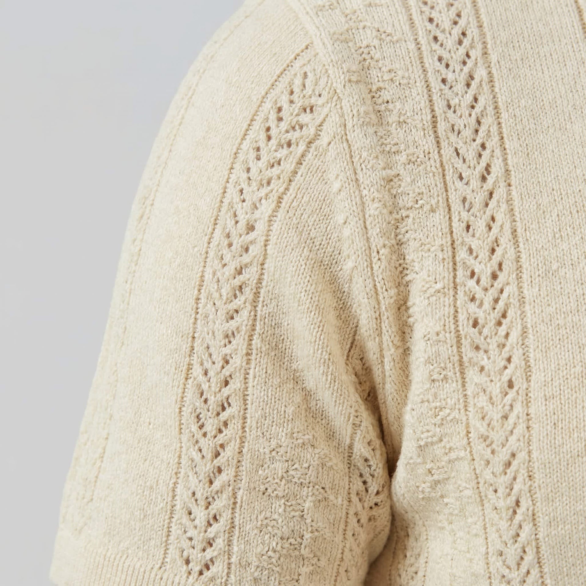 Herren Feinstrickhemd mit Lochmuster | Johann