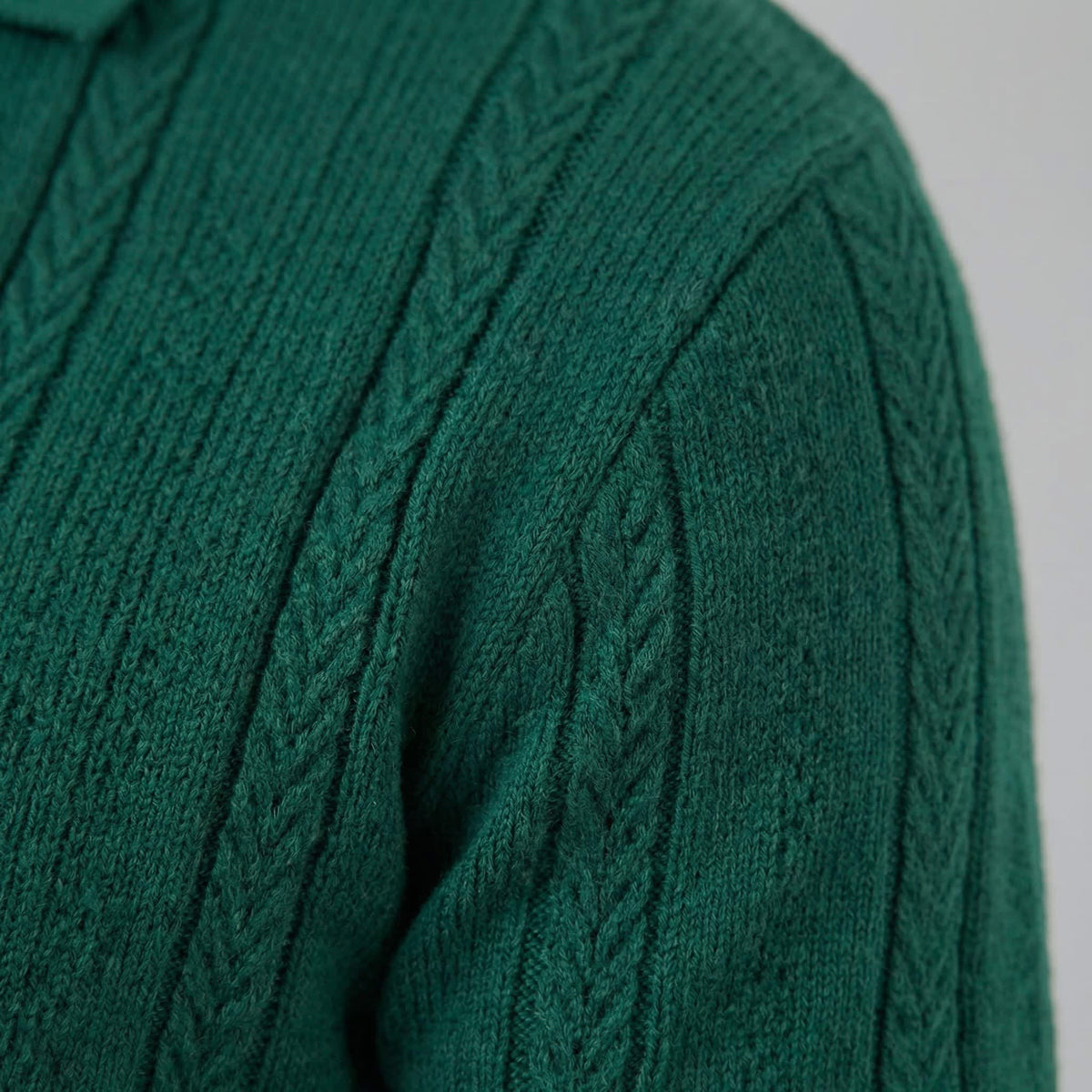 Herren Feinstrickhemd mit Lochmuster | Johann