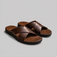 Herren Ledersandalen mit Kreuzriemen | Georg