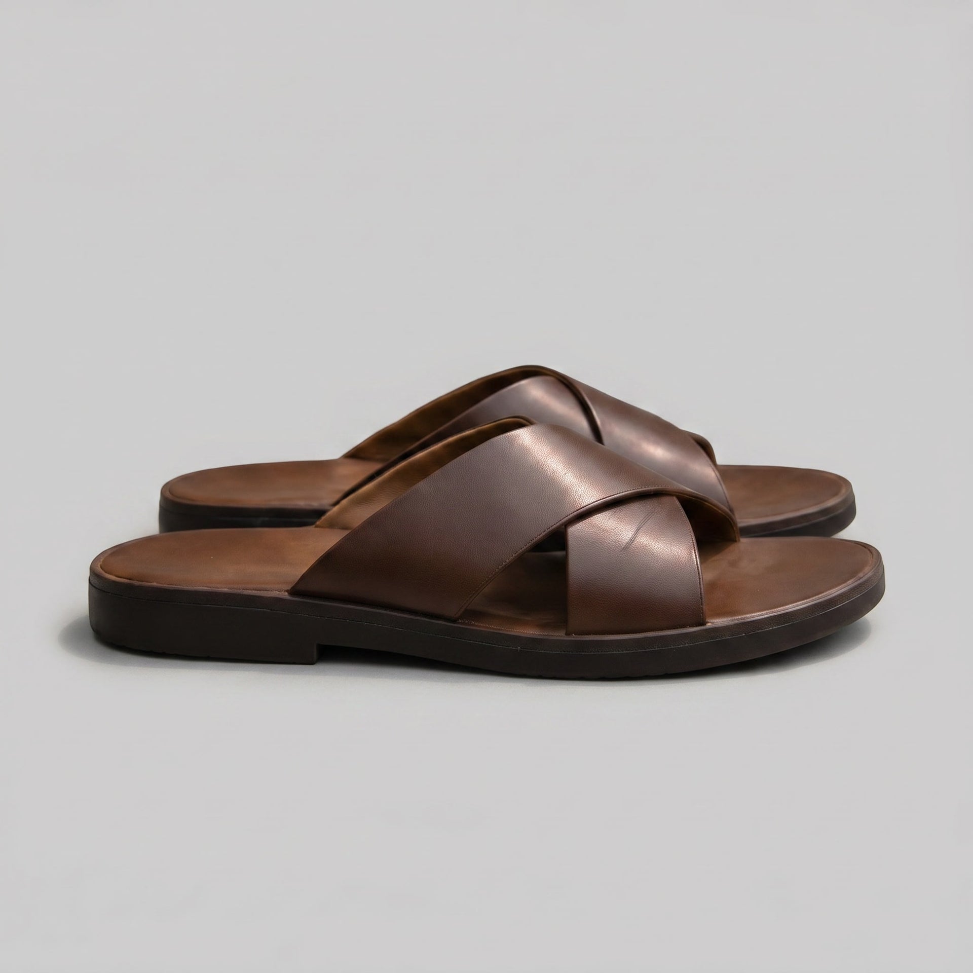 Herren Ledersandalen mit Kreuzriemen | Georg