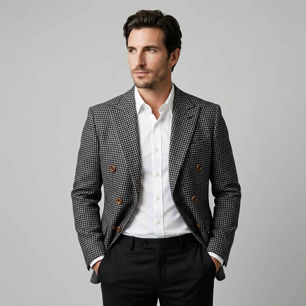 Herren Sakko Zweireiher Slim Fit | Borwin