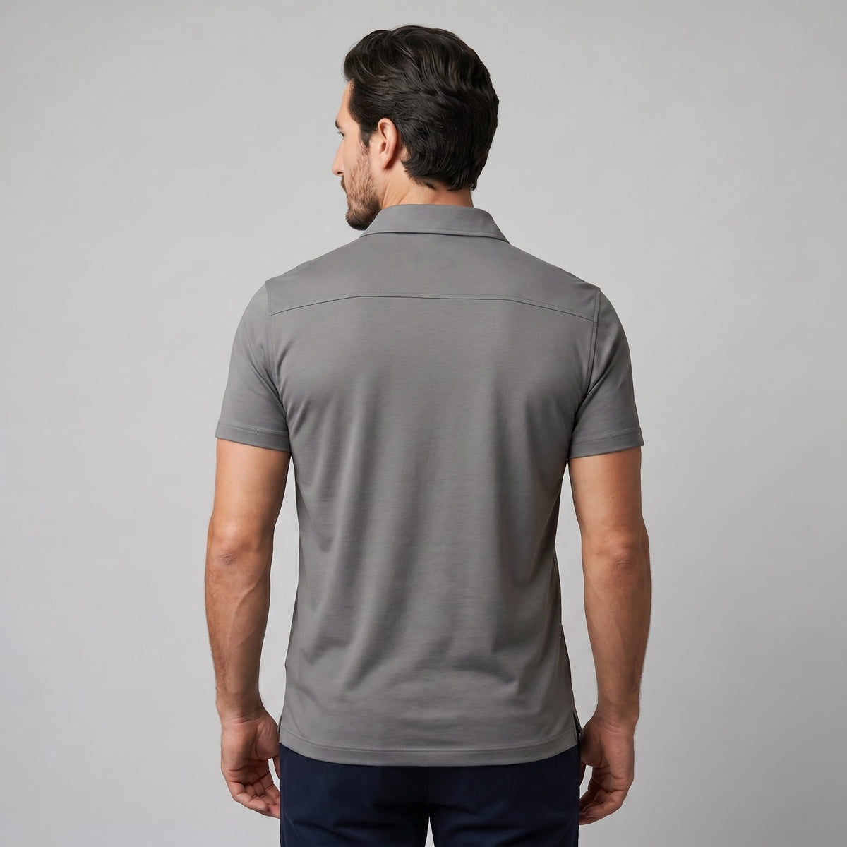 Herren Poloshirt Slim Fit mit Brusttasche | Nils