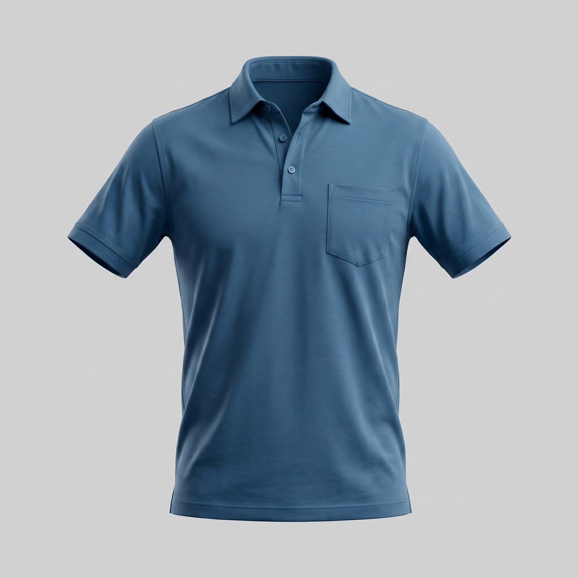 Herren Poloshirt Slim Fit mit Brusttasche | Nils