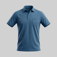 Herren Poloshirt Slim Fit mit Brusttasche | Nils