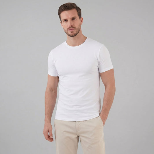Herren T-Shirt Slim Fit mit Rundhals | Jost_1