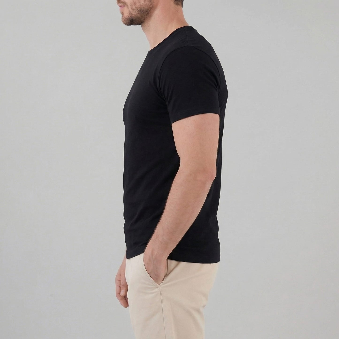 Herren T-Shirt Slim Fit mit Rundhals | Jost_12