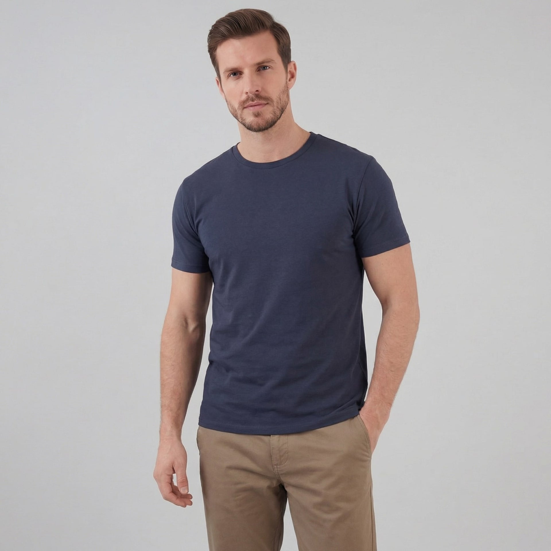 Herren T-Shirt Slim Fit mit Rundhals | Jost