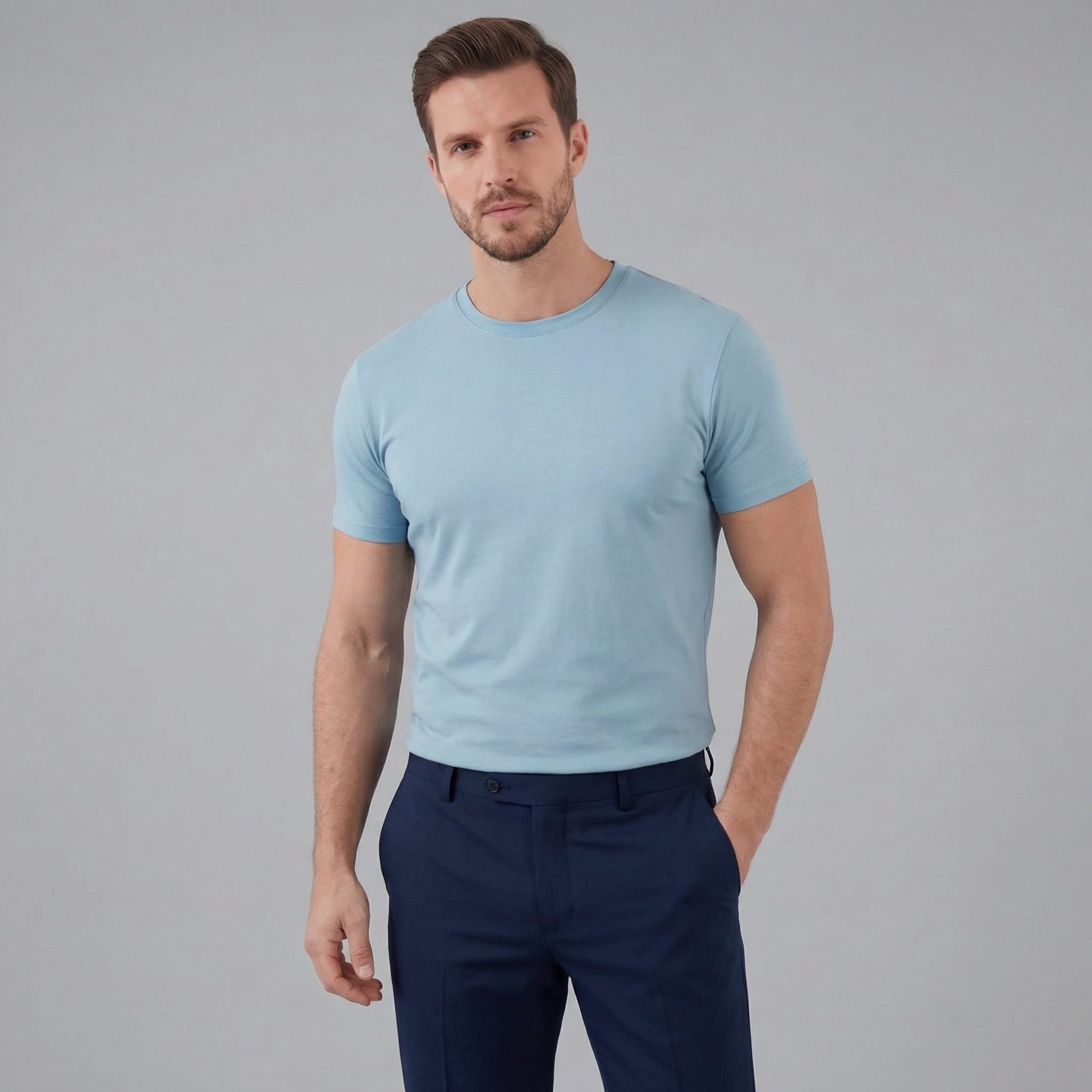 Herren T-Shirt Slim Fit mit Rundhals | Jost