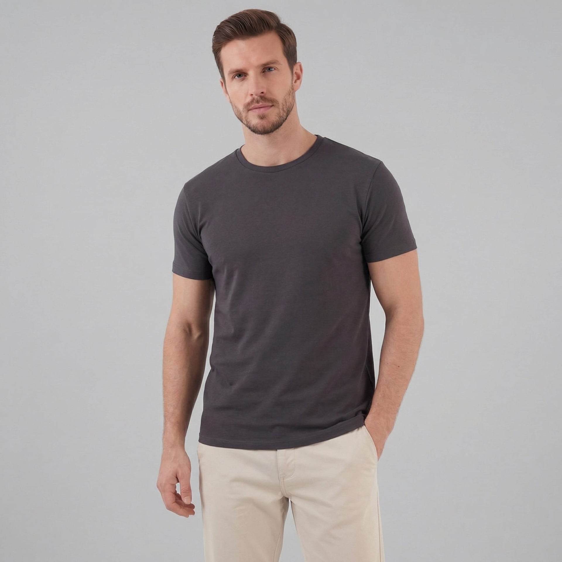 Herren T-Shirt Slim Fit mit Rundhals | Jost