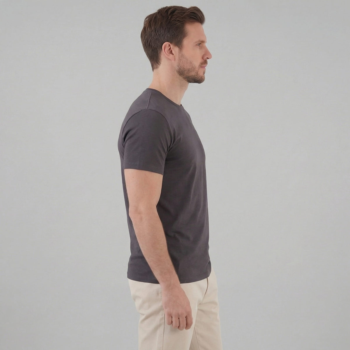 Herren T-Shirt Slim Fit mit Rundhals | Jost_7