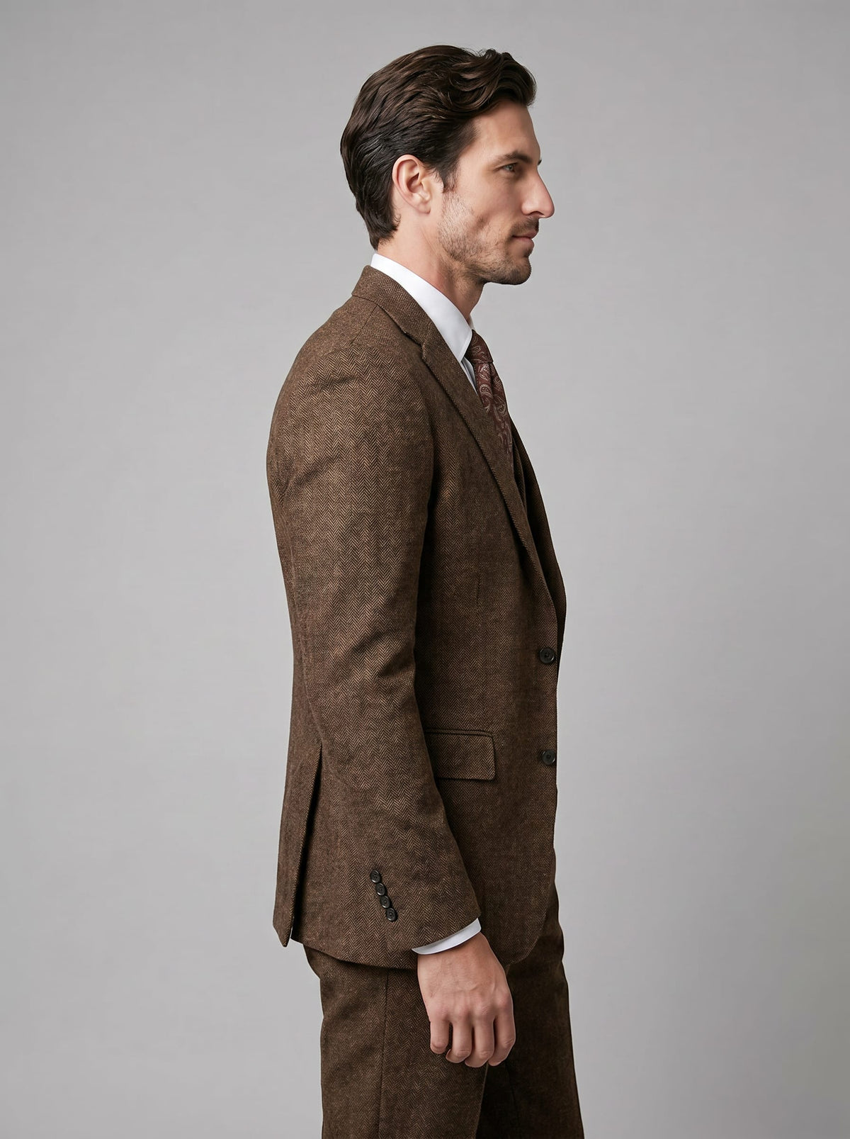 Herren Anzug Slim Fit Dreiteiler | Axel_15