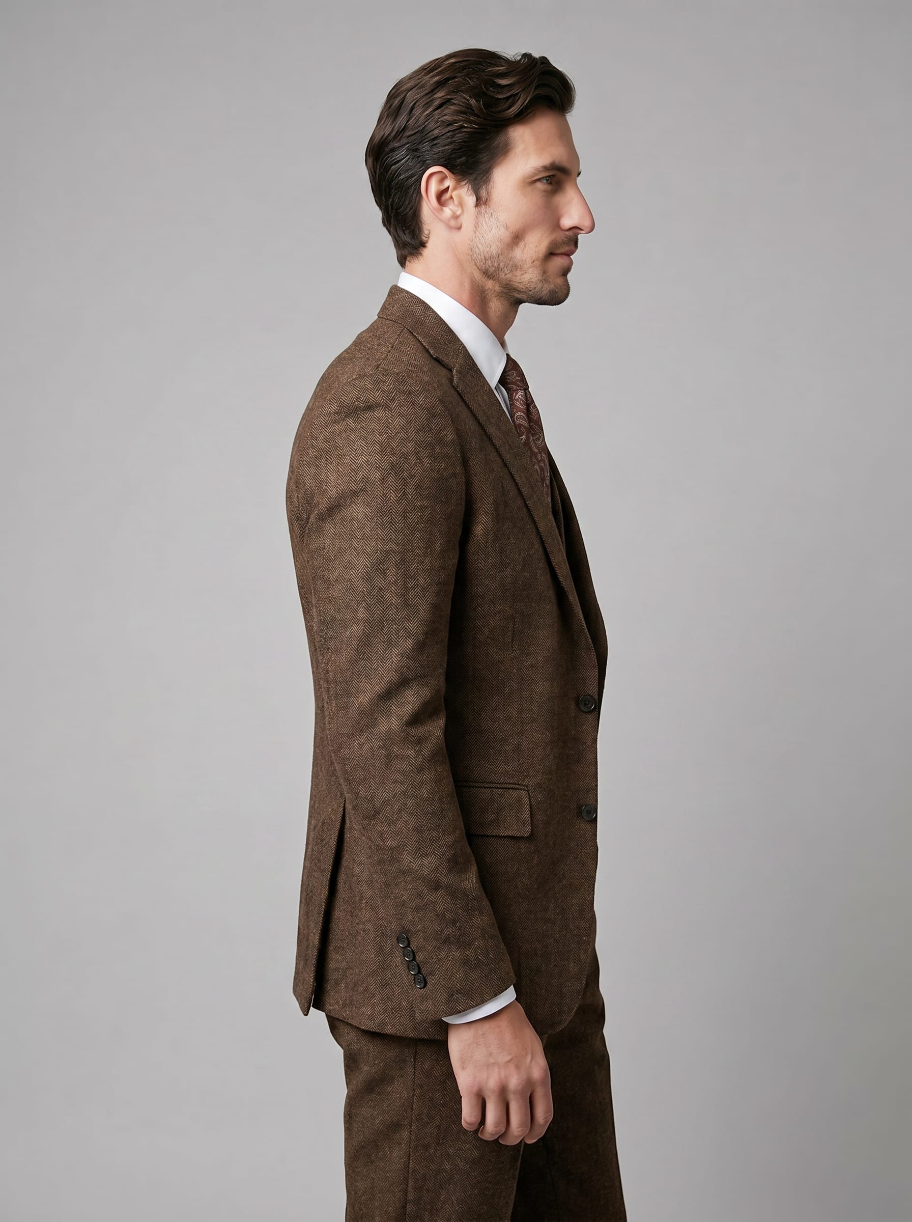 Herren Anzug Slim Fit Dreiteiler | Axel