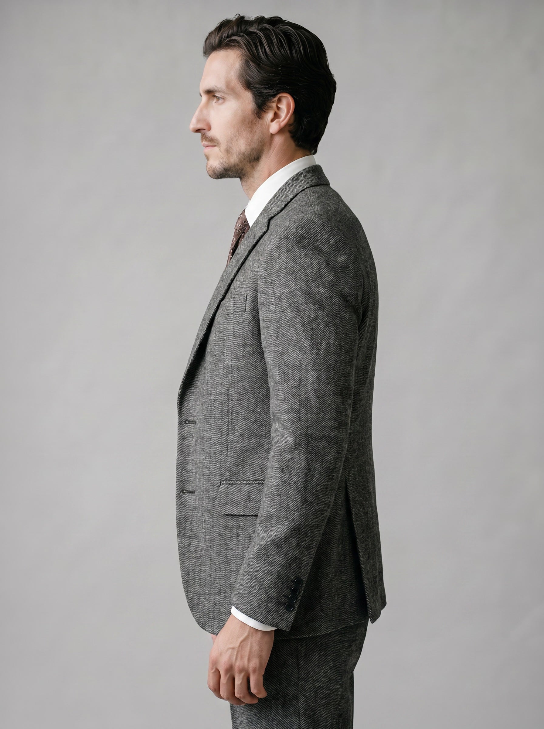 Herren Anzug Slim Fit Dreiteiler | Axel