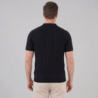 Herren Baumwollpoloshirt mit Reißverschluss Slim Fit | Noah