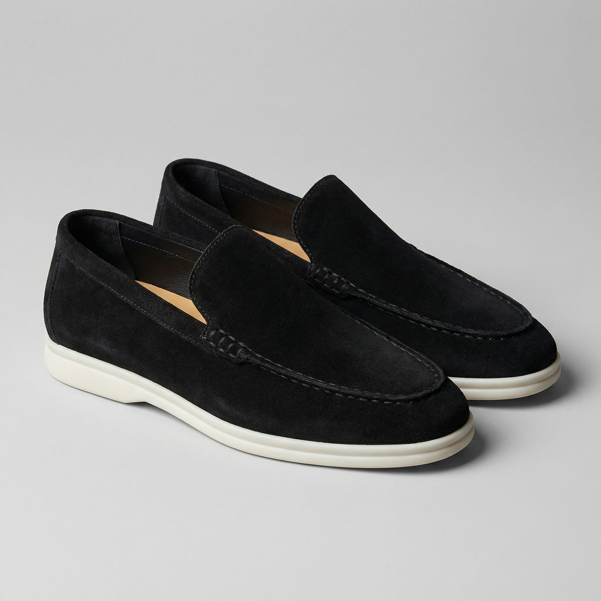 Herren Kunstlederloafer in Wildleder-Optik | Erhard_30
