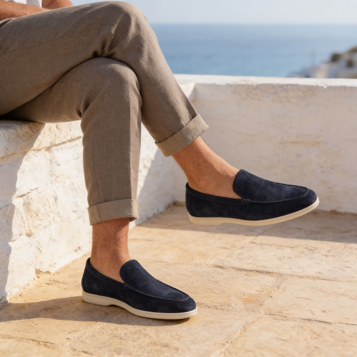 Herren Kunstlederloafer in Wildleder-Optik | Erhard_8
