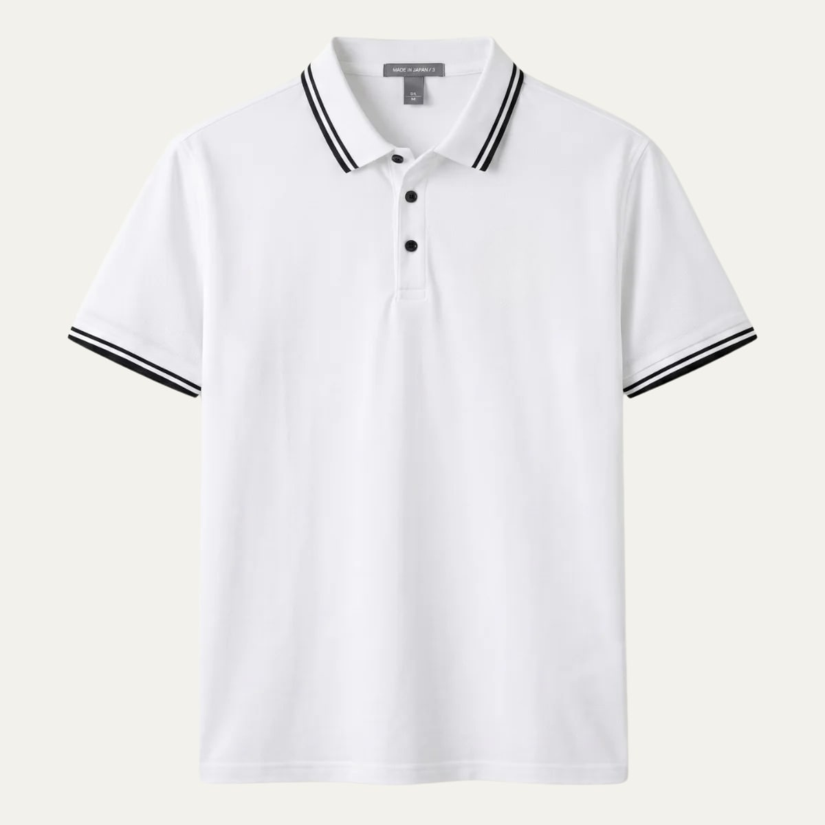Herren Baumwoll-Poloshirt mit Kontraststreifen | Mattis_10