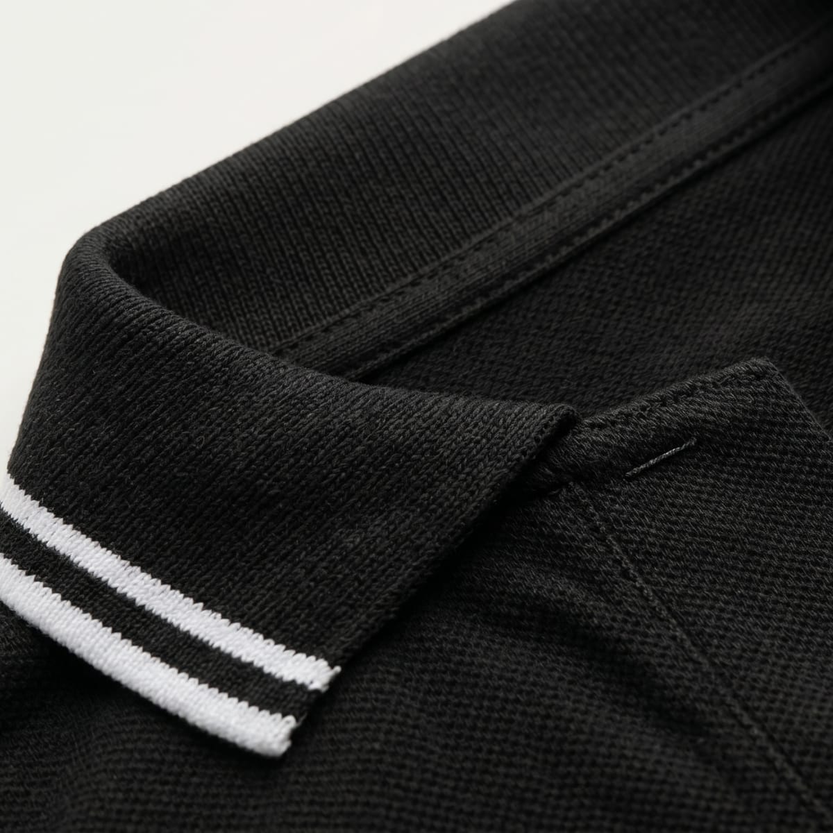 Herren Baumwoll-Poloshirt mit Kontraststreifen | Mattis