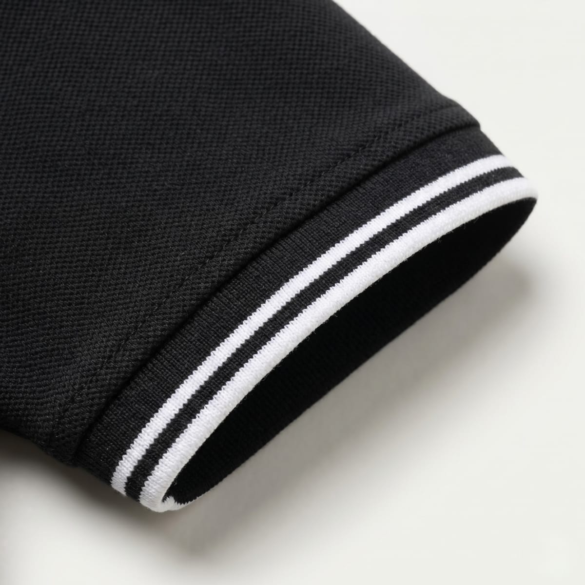 Herren Baumwoll-Poloshirt mit Kontraststreifen | Mattis