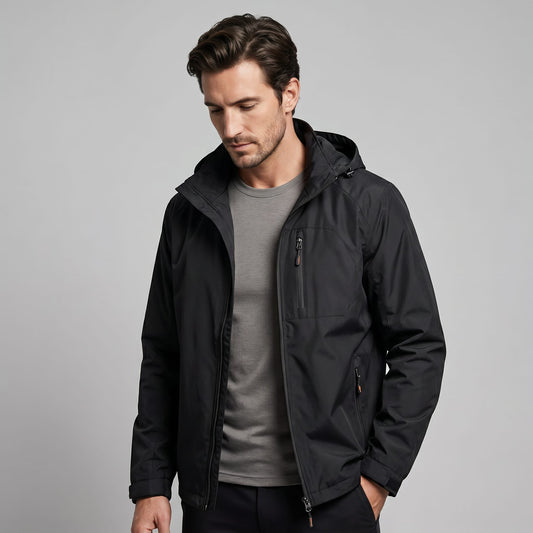 Herren Softshelljacke mit Kapuze | Friedhelm_1