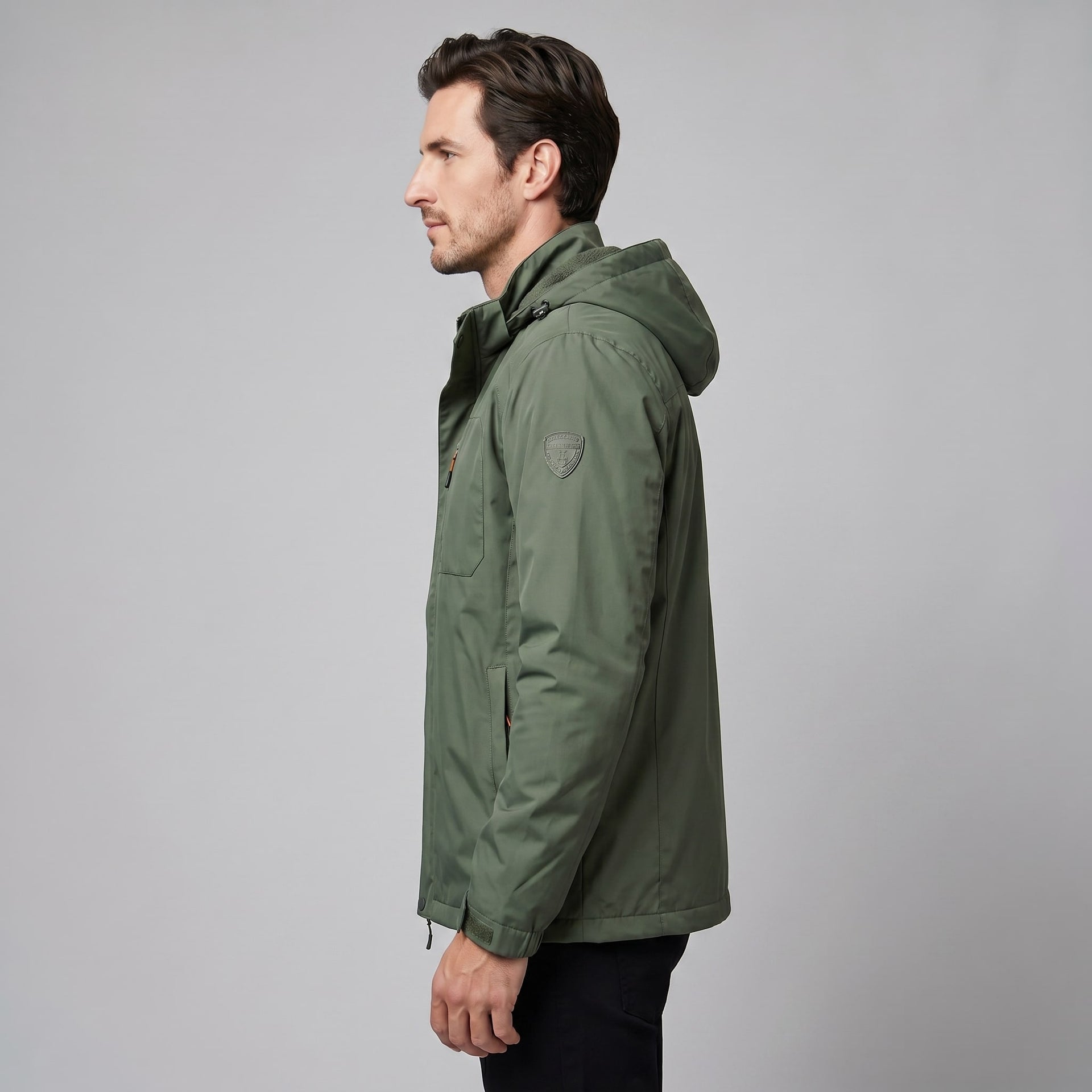 Herren Softshelljacke mit Kapuze | Friedhelm