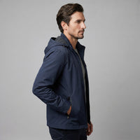 Herren Softshelljacke mit Kapuze | Friedhelm
