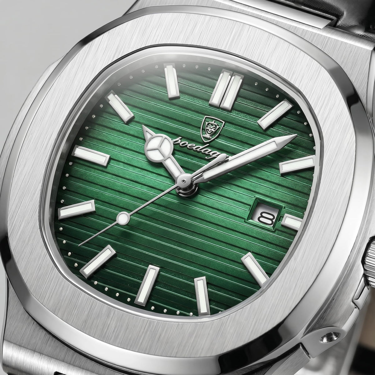 Herren Armbanduhr mit Datumsanzeige und Lederarmband | Remigius